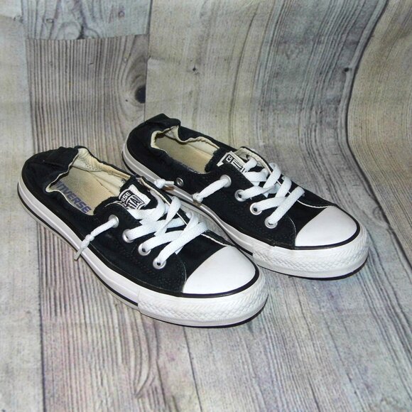 CONVERSE Chuck Taylor All Star Shoreline Black Sneakers Womens Size 7 - Picture 1 of 7